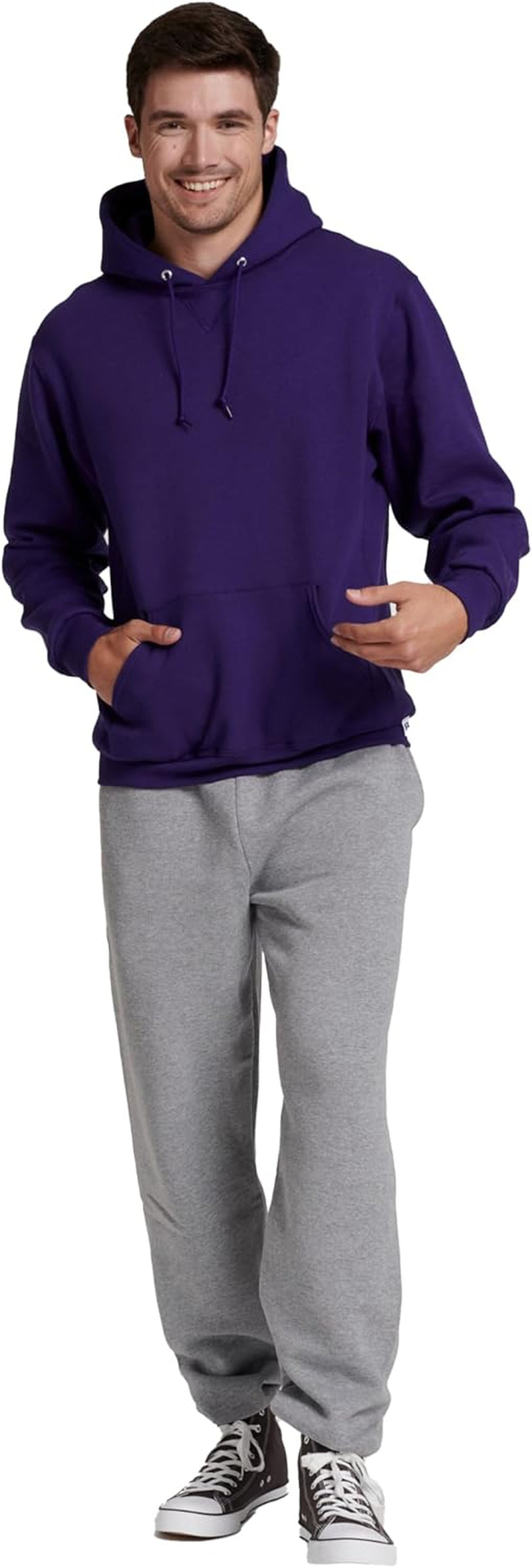 Men'S Dri-Power Fleece Hoodies, Moisture Wicking, Cotton Blend, Relaxed Fit, Sizes S-4X