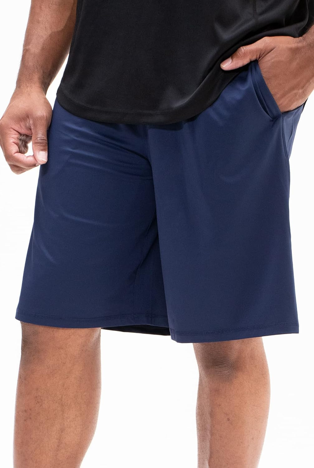 Men'S 2-Pack Loose-Fit 10" Workout Gym Shorts with Pockets