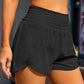 Women'S Athletic Shorts High Waisted Running Shorts Pocket Sporty Short Gym Elastic Workout Shorts