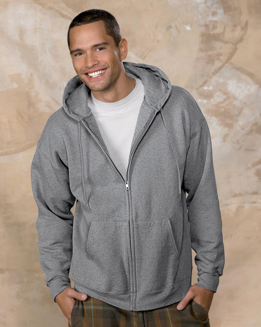 Men'S Ultimate Full-Zip Hoodie, Men'S Hooded Fleece Sweatshirt with Zipper