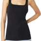 Women'S Slim Fit Square Neck Tank, Pack of 2