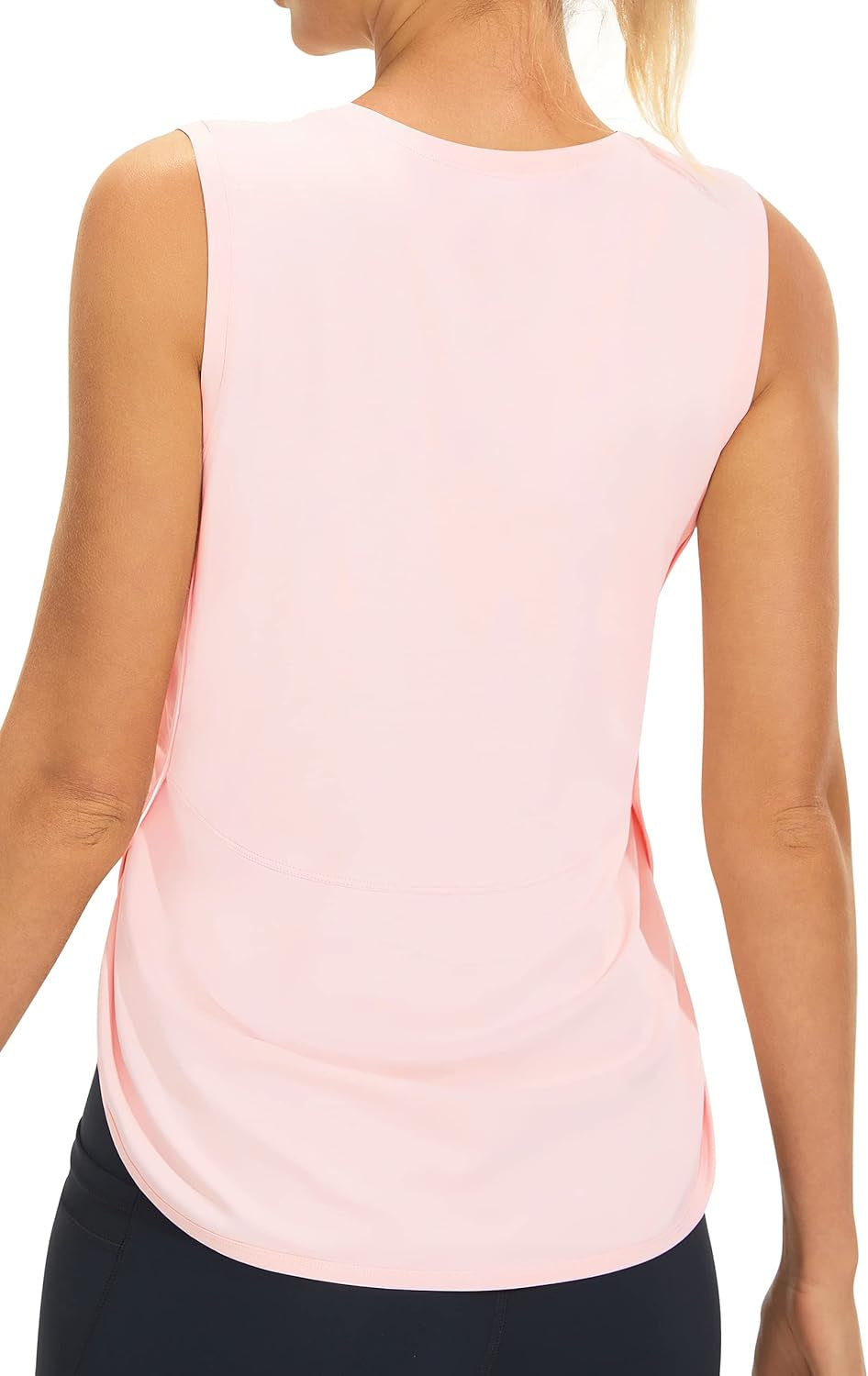 Ice Silk Workout Tank Tops for Women Cool-Dry Sleeveless Loose Fit Yoga Shirts Athletic