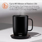 Temperature Control Smart Mug 2, 14 Oz, App-Controlled Heated Coffee Mug with 80 Min Battery Life and Improved Design, Black