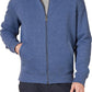 Men'S Full-Zip Fleece Mock Neck Sweatshirt