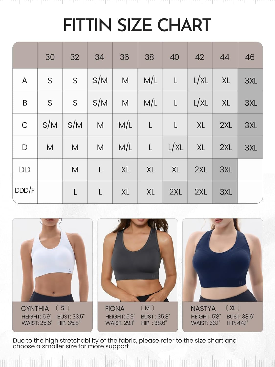 Racerback Sports Bras for Women - Padded Seamless Support Bra for Yoga Gym Workout Fitness