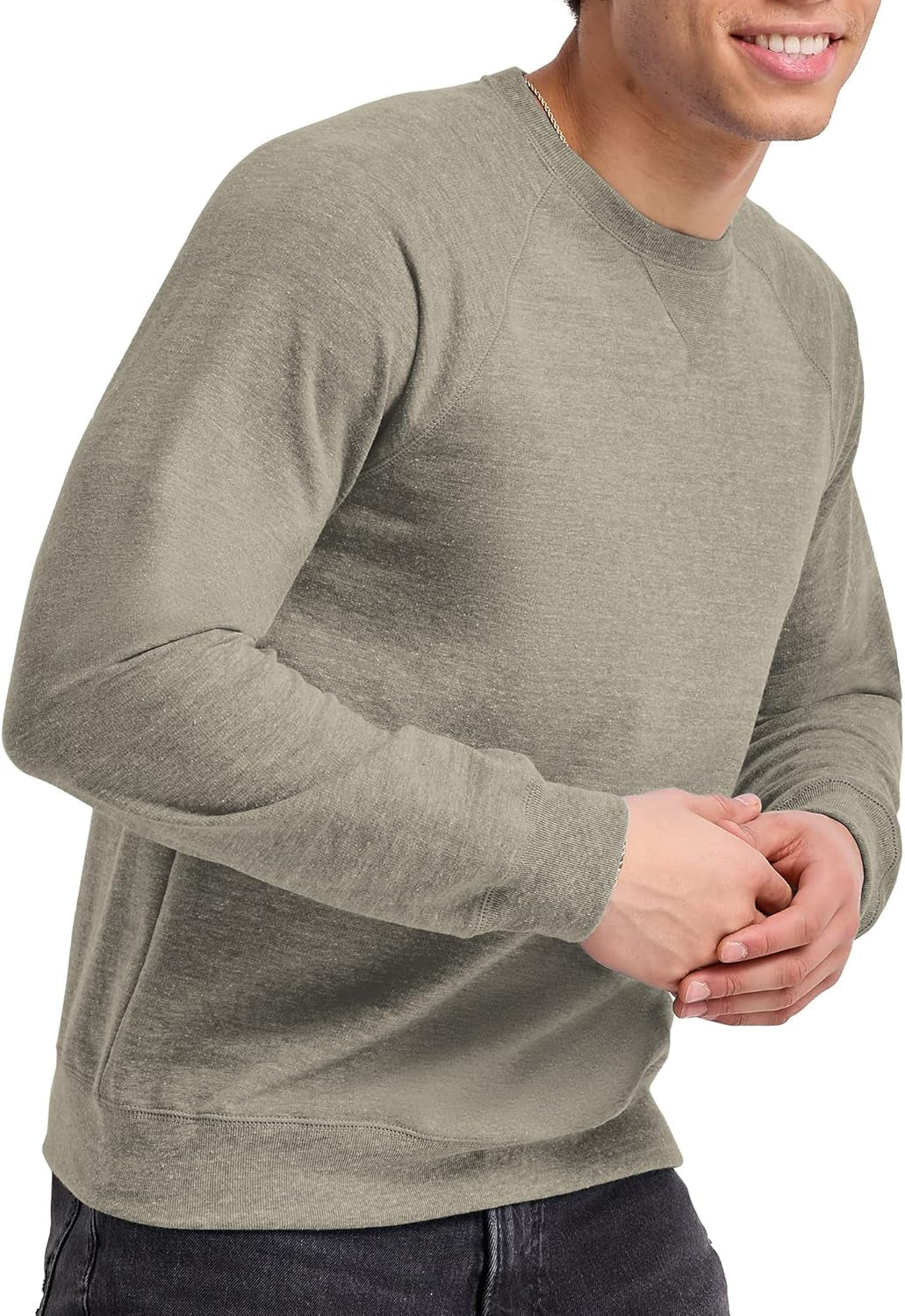 Men'S  Men'S Crewneck Sweatshirt, Tri-Blend French Terry