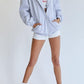 Womens Zip up Hoodies Oversized Sweatshirts Fall Fashion Outfits Sweaters Casual Jackets 2024 Winter Clothes