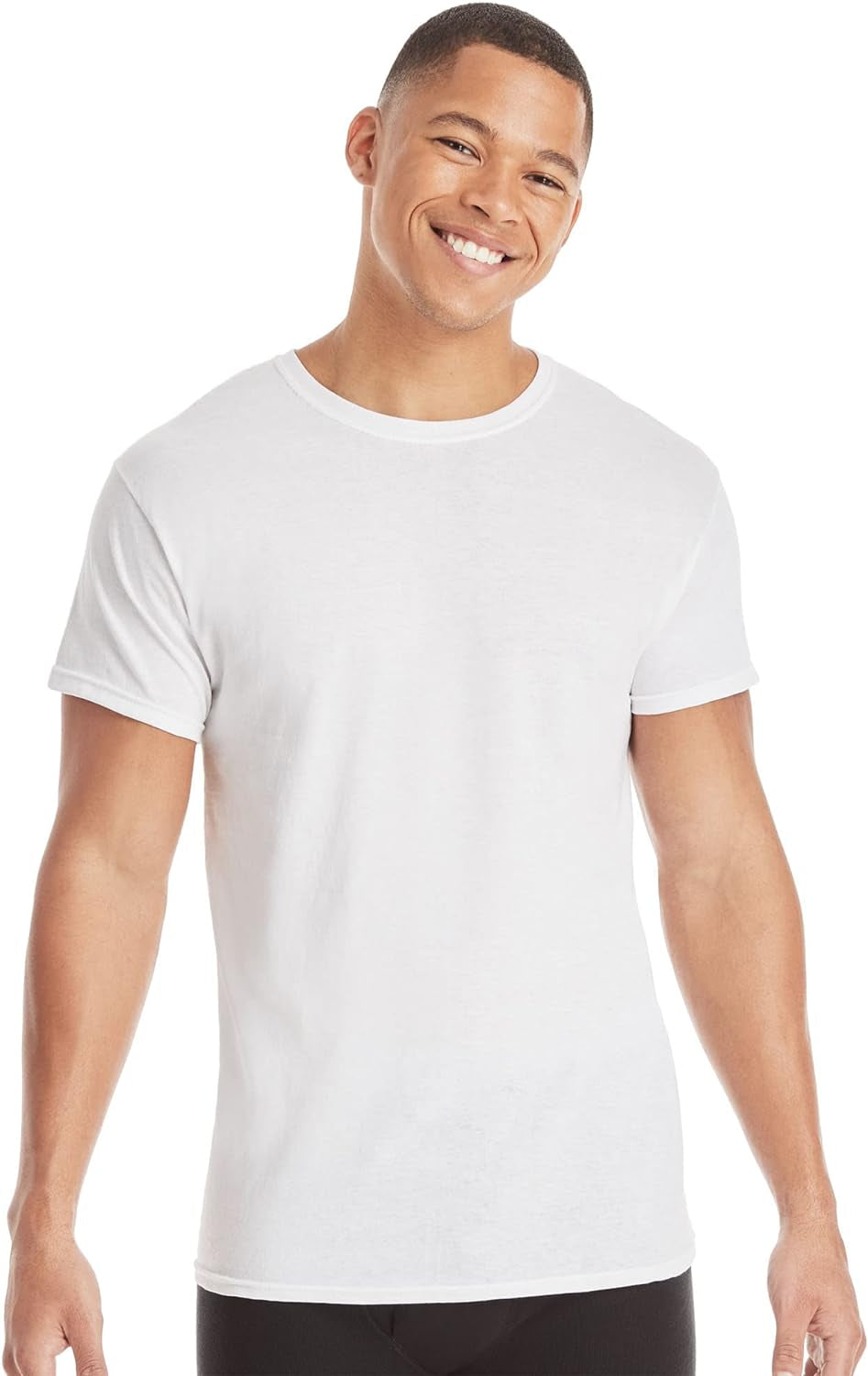 Men'S Cotton, Moisture-Wicking Crew Tee Undershirts, Multi-Packs Available