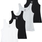 Women'S Tank Top - 4 Pack Stretch Cotton Scoop Neck Sleeveless T-Shirt (S-XL)