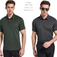 4/5 Pack Mens Polo Shirts Quick Dry Short Sleeve Golf T Shirt Performance Moisture Wicking Casual Workout