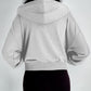 Hoodies for Women Full Zip up Cropped Sweatshirts Jackets Casual Comfy Gym Tops Fall Outfits Winter Clothes 2024