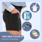 Biker Shorts Women with Pockets - 3"/5"/8" High Waisted Workout Spandex Tummy Control Gym Running Yoga Shorts