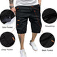 Mens Casual Twill Cargo Shorts Cotton Drawstring Classic Cargo Stretch Short with 6 Pockets