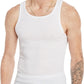 Men'S Cotton Tank Undershirts Pack, Moisture-Wicking Ribbed Tanks, Lightweight Cotton Tank Undershirts, 6-Pack